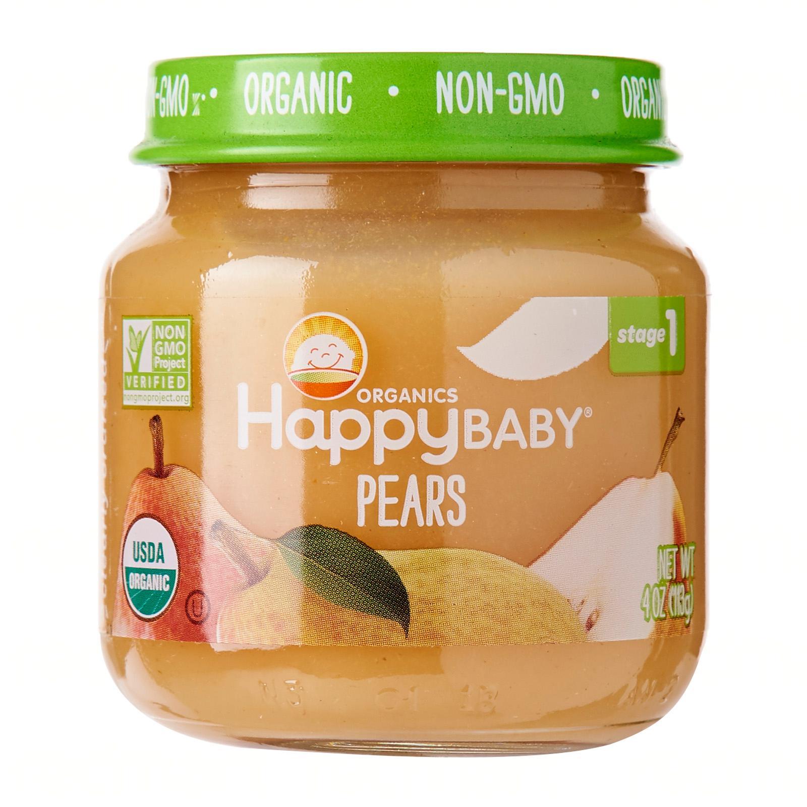 Organic Clearly Crafted Pears Puree 113g -  4 Months + - BambiniJO