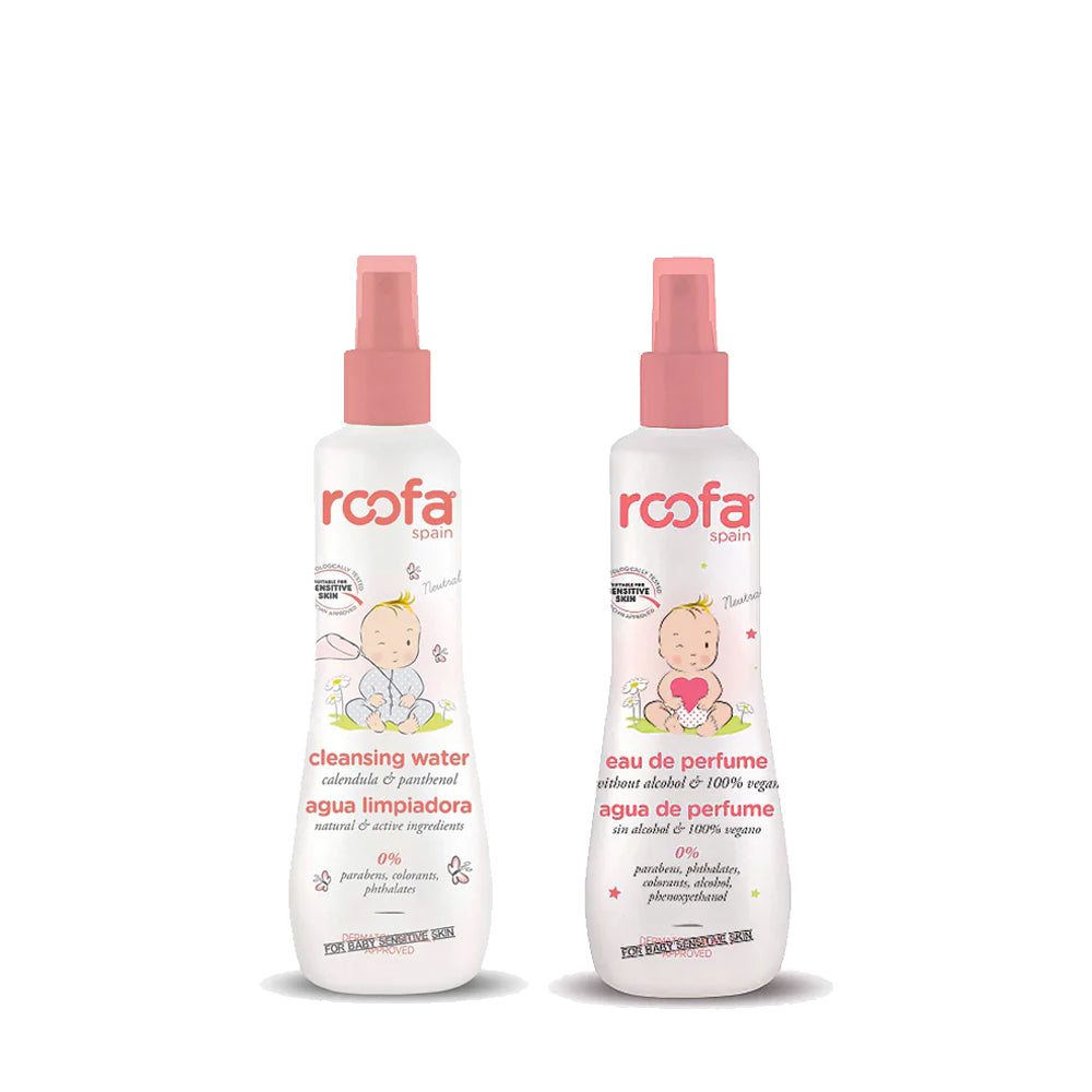 Roofa - OFFER | Cleansing Water + Water Perfume1- Cleansing Water | Sensitive Skin | 200ml
2-Water Perfume | Sensitive Skin | 200ml Roofa - OFFER | Cleansing Water + Water Perfume1- Cleansing Water | Sensitive Skin | 200ml
2-Water Perfume | Sensitive Skin | 200ml