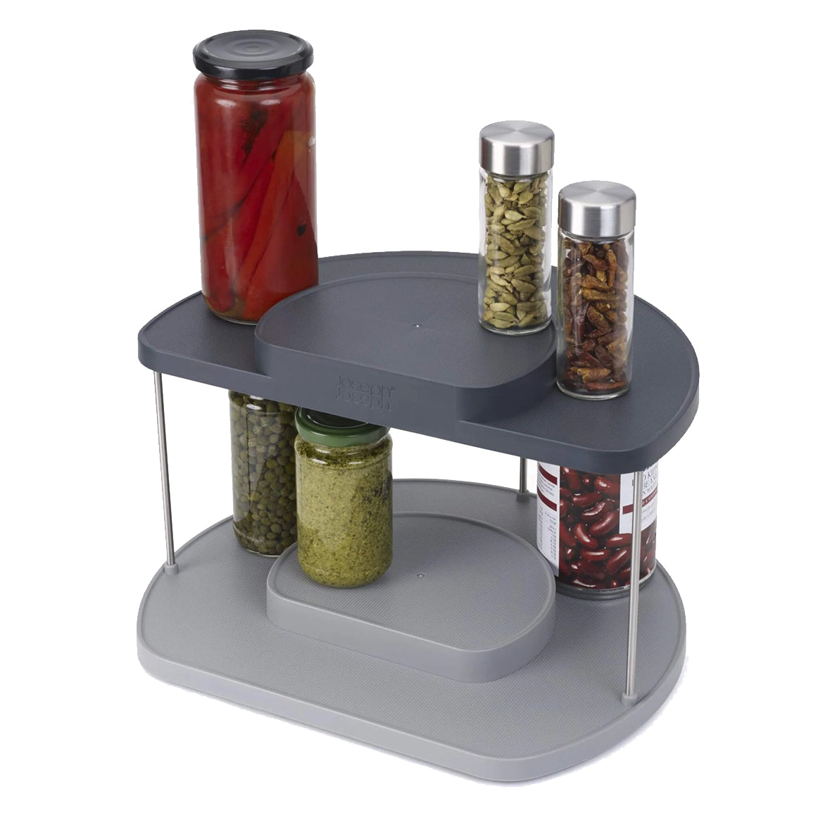Joseph Joseph - CupboardStore™ 2-tier Rotating Organiser Joseph Joseph - CupboardStore™ 2-tier Rotating Organiser