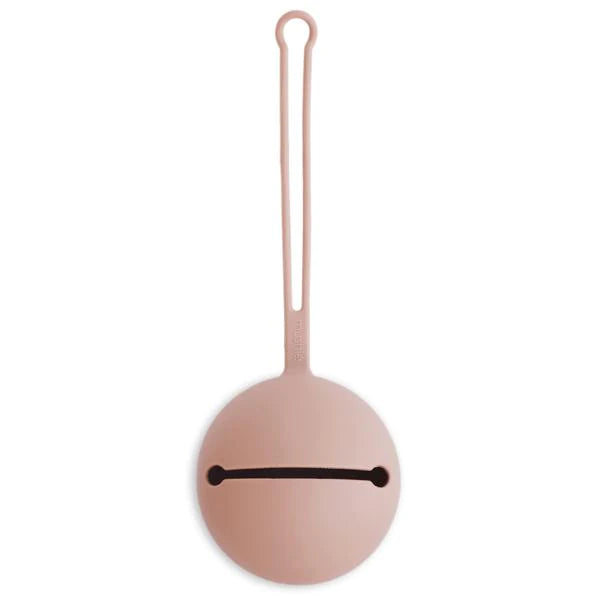 MUSHIE - Silicone Pacifier Case - Blush - BambiniJO | Buy Online | Jordan