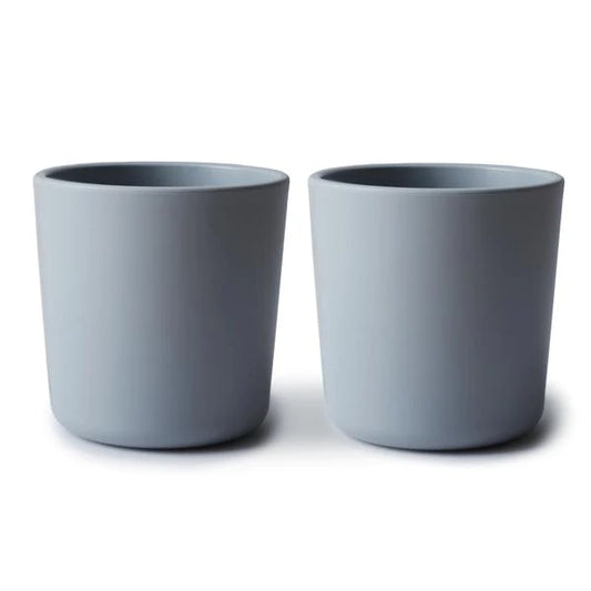 MUSHIE - Silicone Dinnerware Cup - Set of 2 - Cloud - BambiniJO | Buy Online | Jordan