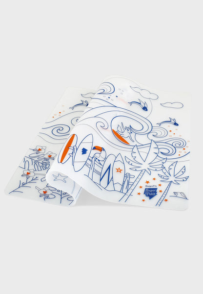 Superpetit - Mini Silicone Placemat Surf - BambiniJO | Buy Online | Jordan