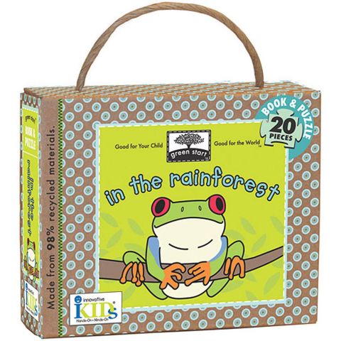 iKids - In the Rainforest Board Book and Puzzle Set iKids - In the Rainforest Board Book and Puzzle Set