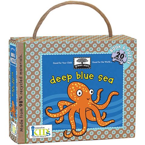 iKids - Deep Blue Sea Board Book and Puzzle Set iKids - Deep Blue Sea Board Book and Puzzle Set