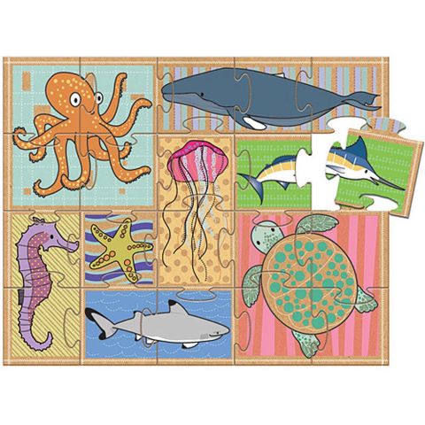 iKids - Deep Blue Sea Board Book and Puzzle Set iKids - Deep Blue Sea Board Book and Puzzle Set