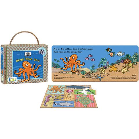 iKids - Deep Blue Sea Board Book and Puzzle Set iKids - Deep Blue Sea Board Book and Puzzle Set