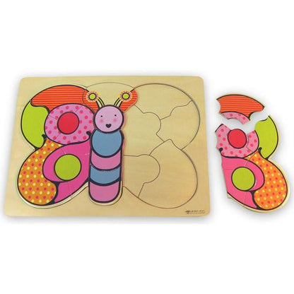 iKids - Busy Butterfly Wooden 14 Piece Puzzle - BambiniJO