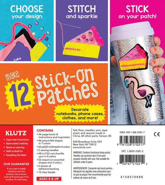 Klutz DIY Make Your Own Stick-On Patches Klutz DIY Make Your Own Stick-On Patches