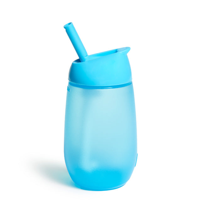 Munchkin Simple Clean™ Straw Cup - 10oz | Blue Munchkin Simple Clean™ Straw Cup - 10oz | Blue