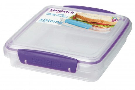 Sandwich Box To Go 450ml - Sistema - BambiniJO