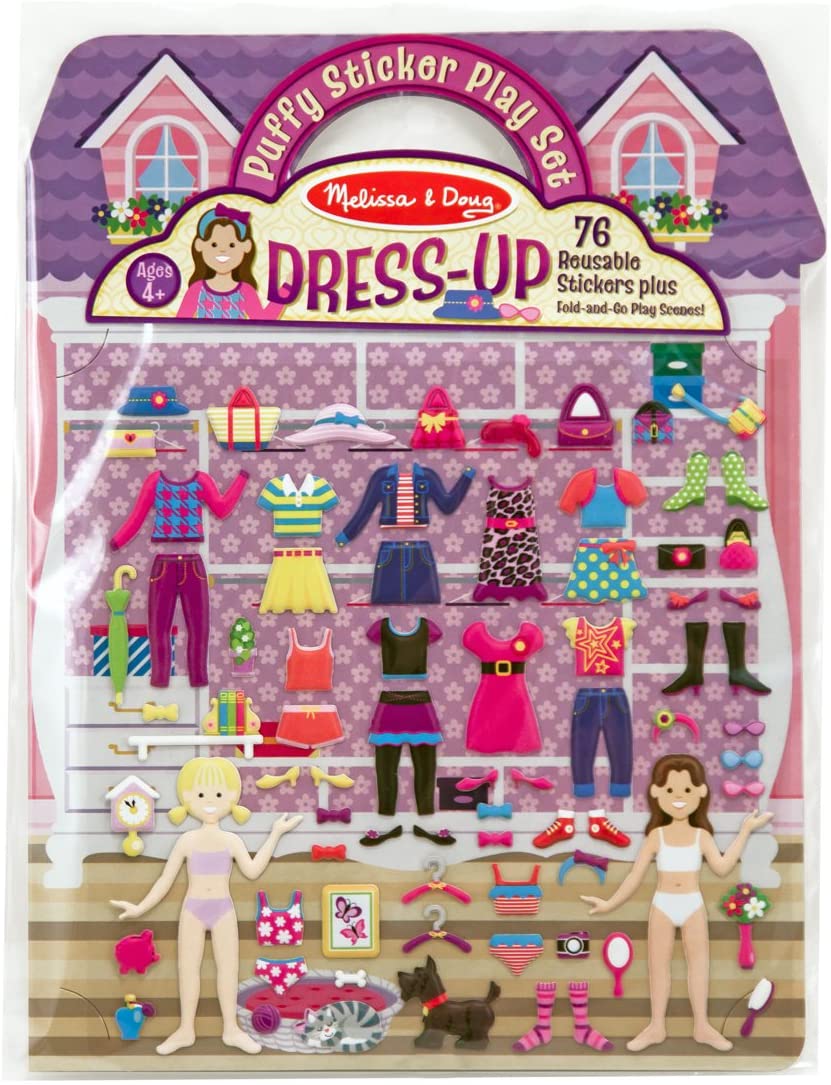 Melissa & Doug Puffy Sticker DRESS-UP Melissa & Doug Puffy Sticker DRESS-UP