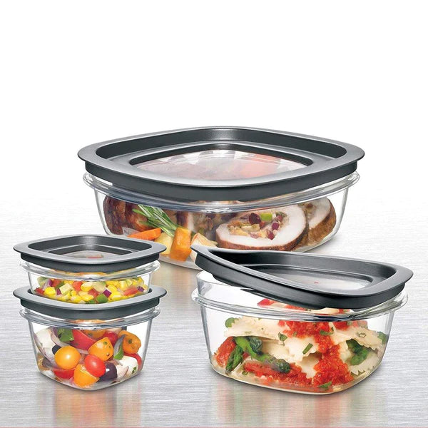 Rubbermaid® - Premier Easy Find Lids Food Storage Containers, 3.3 L , Gray