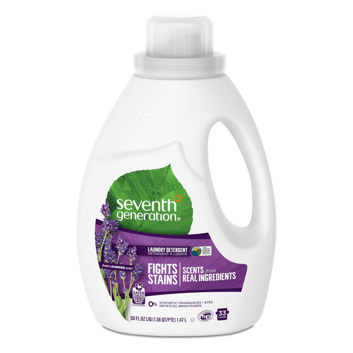 NATURAL LAUNDRY  DETERGENT LAVENDER "4X Concentration" (2.95L) - BambiniJO