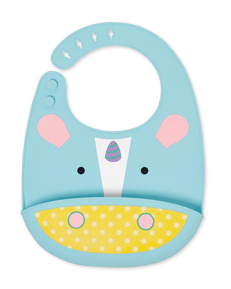 Zoo Fold & Go Silicone Bib - Unicorn Zoo Fold & Go Silicone Bib - Unicorn