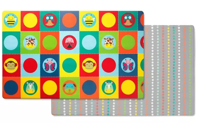Doubleplay Reversible Play mat Zoo - BambiniJO