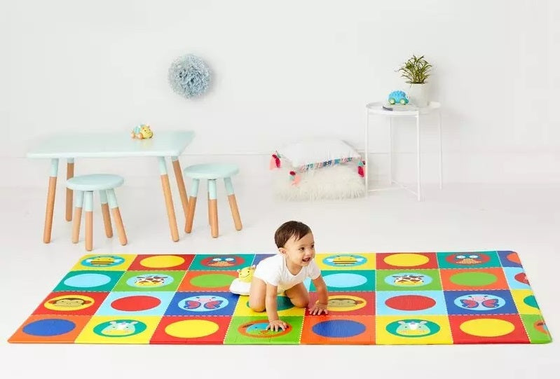 Doubleplay Reversible Play mat Zoo - BambiniJO