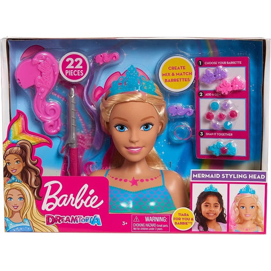 Barbie - Dreamtopia Mermaid Styling Head | 22 Pcs