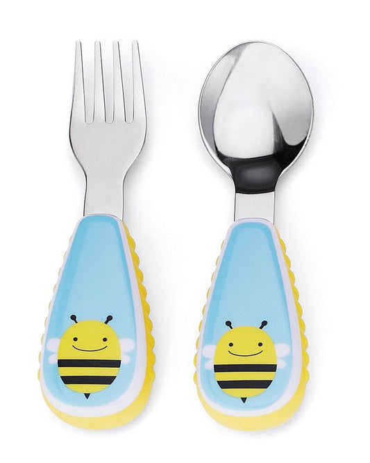 Zootensils Fork & Spoon Brooklyn - Bee - BambiniJO