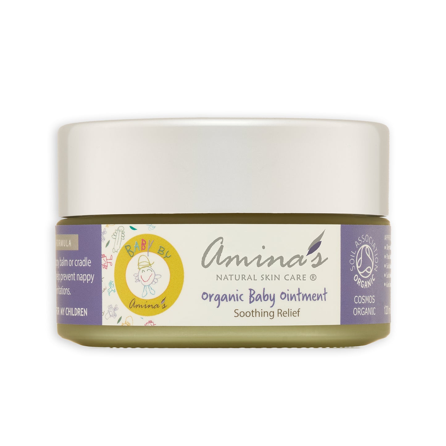Amina's Organic Baby Nappy & Cradle Cap Ointment, 50ml - BambiniJO | Buy Online | Jordan