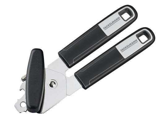 Fackelmann - Can Opener Sense, Pp, Stainless Steel & Chrome, 200 mm (Silver/Black)