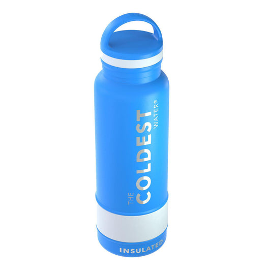 The Coldest Water Loop Lid Bottle 621ml 21oz Blue — BambiniJO Jordan