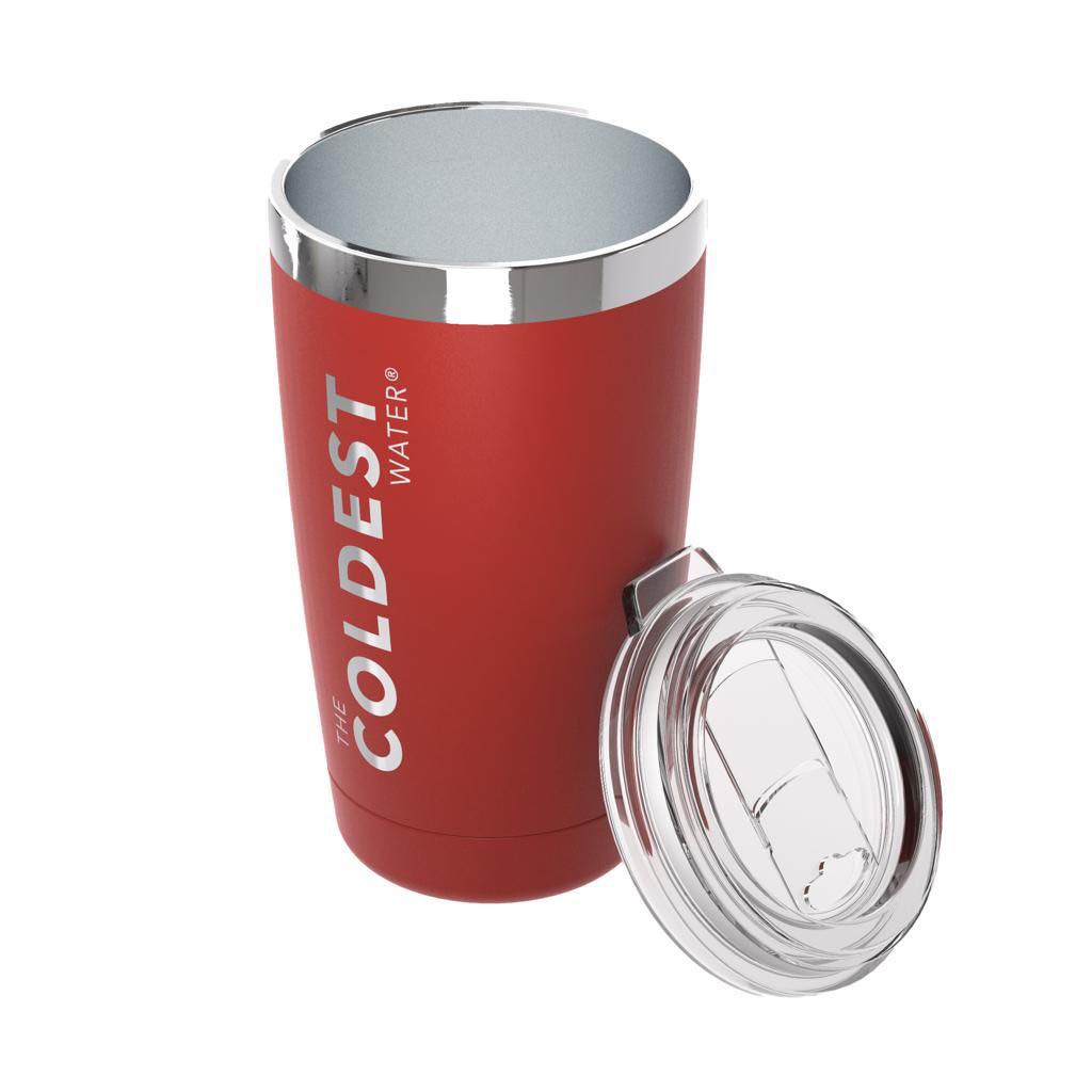 COLDEST - Tumbler with sliding Lid - 591ml - 20 OZ - Crimson Red - BambiniJO | Buy Online | Jordan