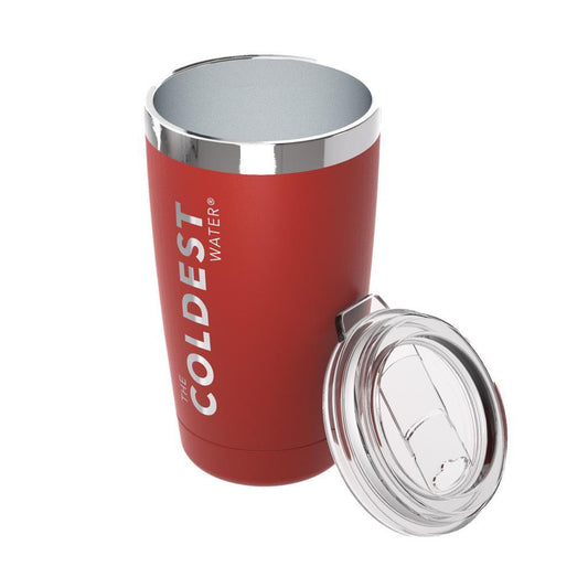 The Coldest Water Tumbler with Sliding Lid 591ml 20oz Crimson Red — BambiniJO Jordan