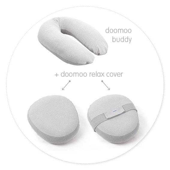 doomoo - Relax Cover - Classic Grey | Kit for Nursing Pillow - BambiniJO | Buy Online | Jordan