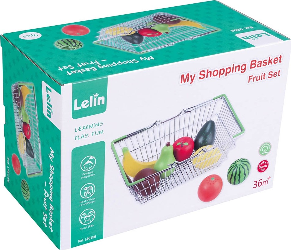 Lelin Toys - My Shopping Basket - Fruit Set | 36M+ - BambiniJO | Buy Online | Jordan