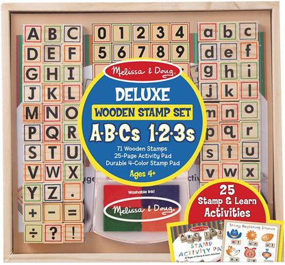 Melissa &amp; Doug WOODEN ABC ACTIVITY STAMP SET - BambiniJO | Buy Online | Jordan