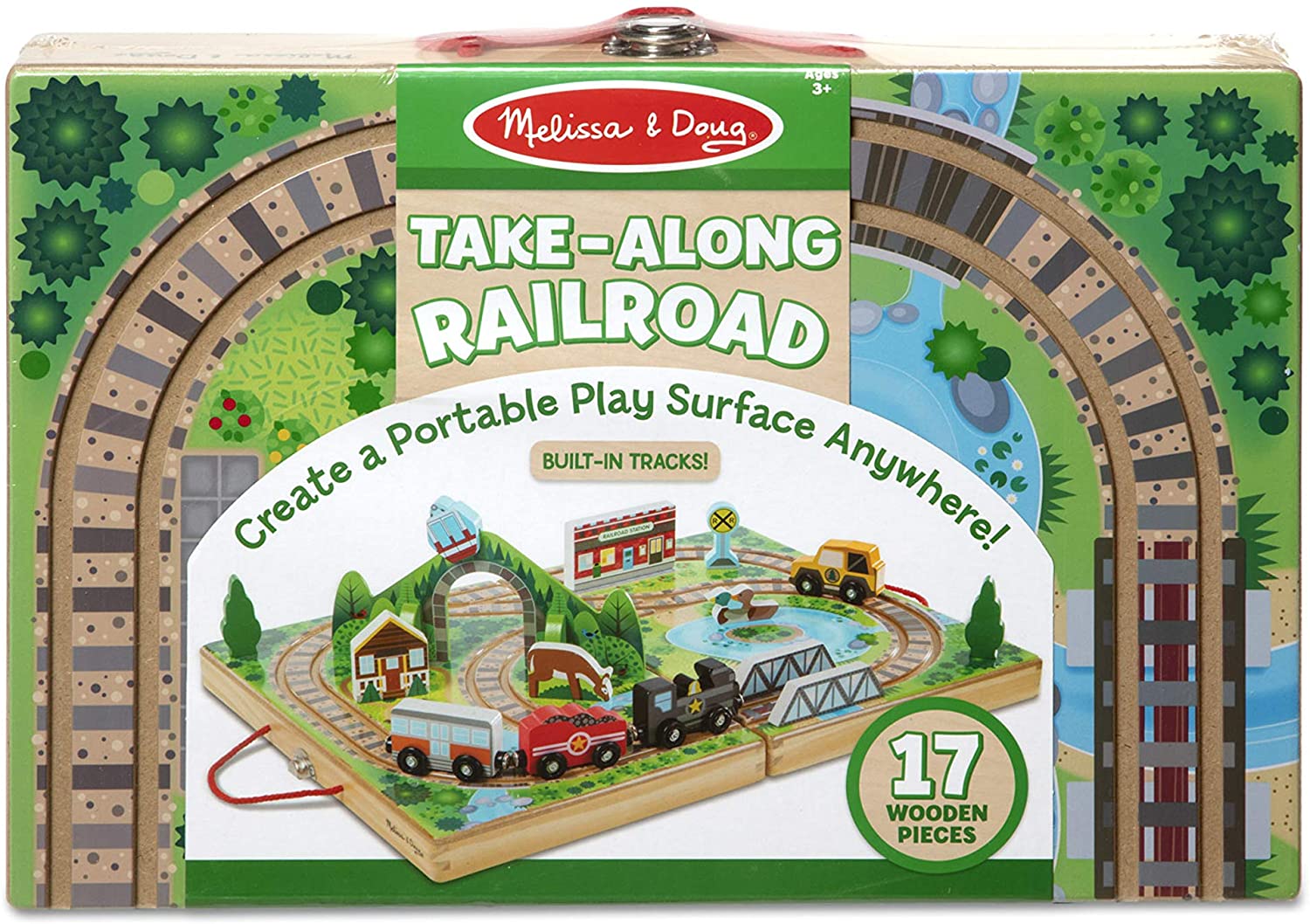 Melissa & Doug TAKE-ALONG RAILROAD Melissa & Doug TAKE-ALONG RAILROAD