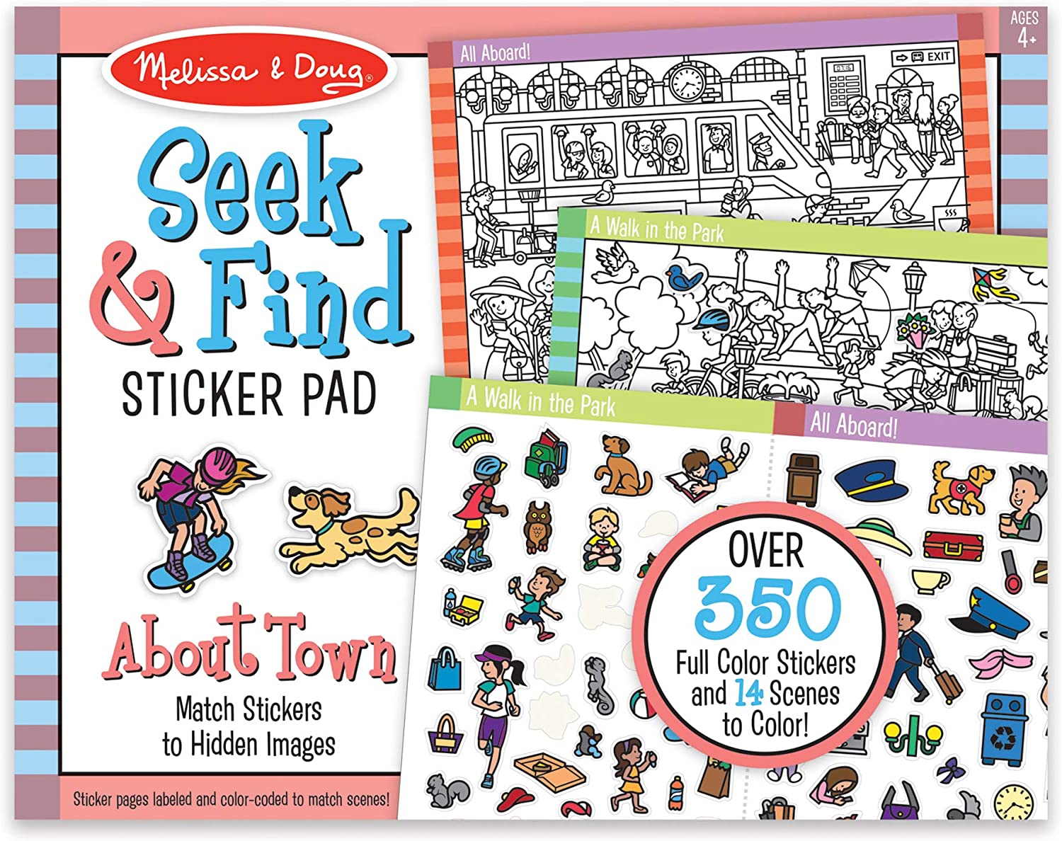 Melissa & Doug SEEK & FIND STICKER PAD - AROUND TOWN Melissa & Doug SEEK & FIND STICKER PAD - AROUND TOWN