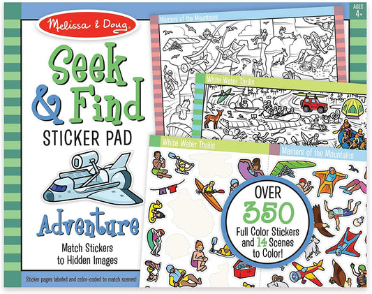 Melissa & Doug SEEK & FIND STICKER PAD - ADVENTURE - BambiniJO | Buy Online | Jordan