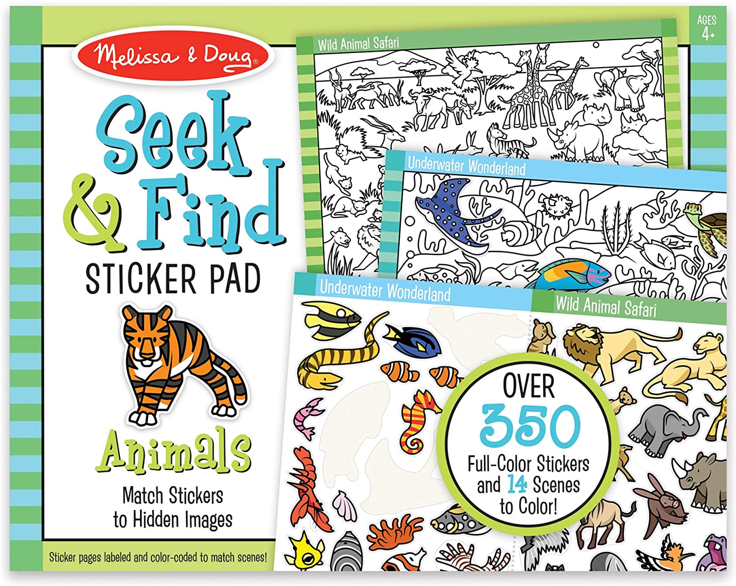 Melissa & Doug SEEK & FIND STICKER PAD- ANIMAL Melissa & Doug SEEK & FIND STICKER PAD- ANIMAL