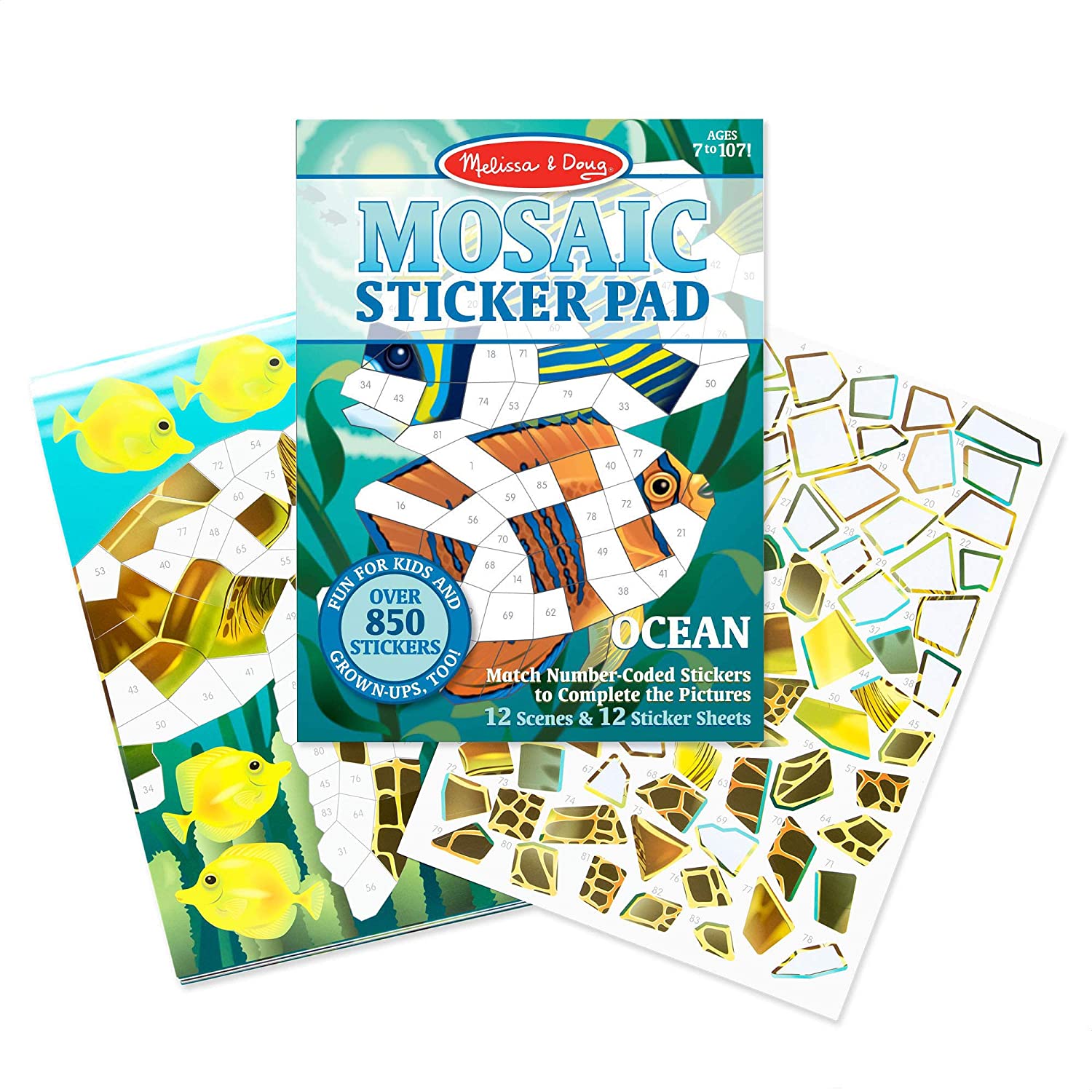 Melissa & Doug MOSAIC STICKER PAD - OCEAN Melissa & Doug MOSAIC STICKER PAD - OCEAN