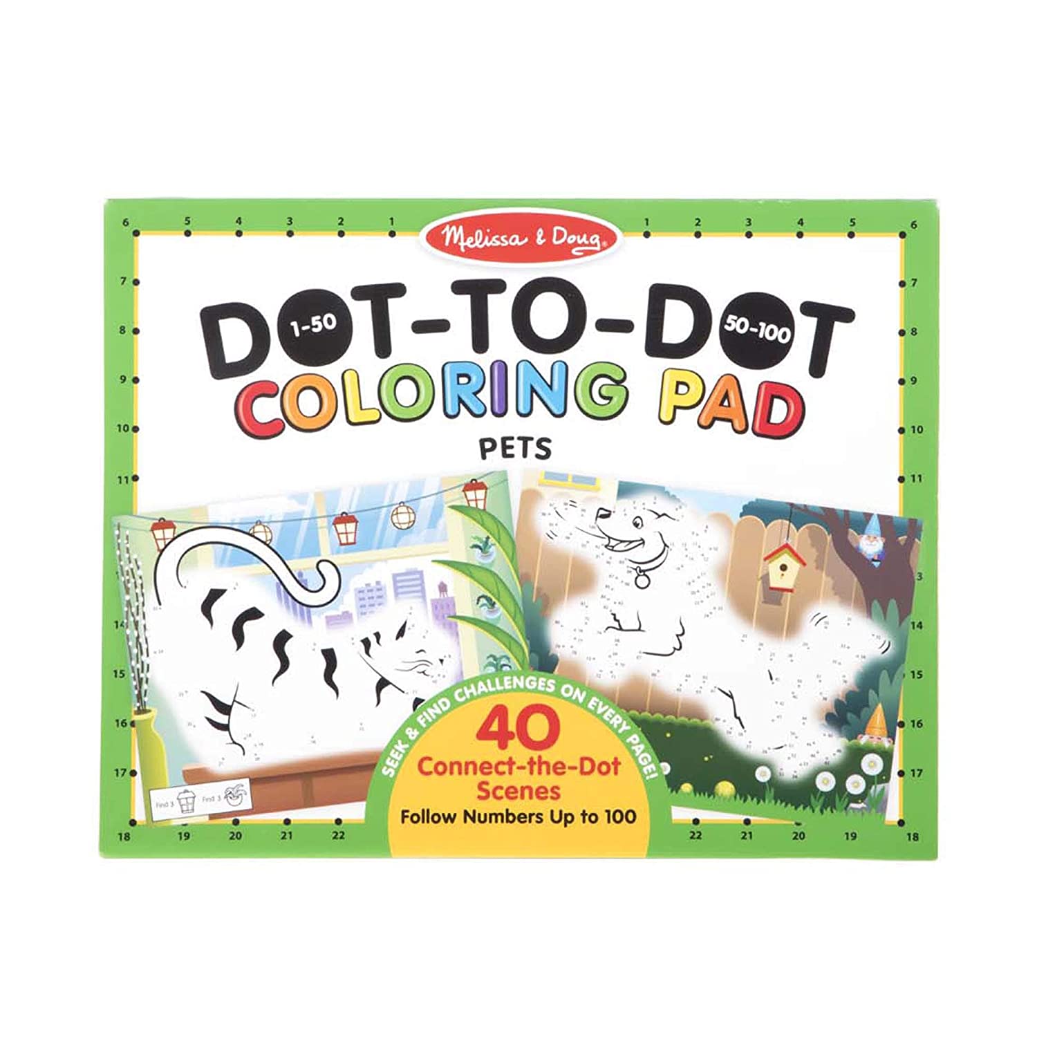 Melissa & Doug 123 DOT-TO-DOT COLORING PADS - PETS Melissa & Doug 123 DOT-TO-DOT COLORING PADS - PETS