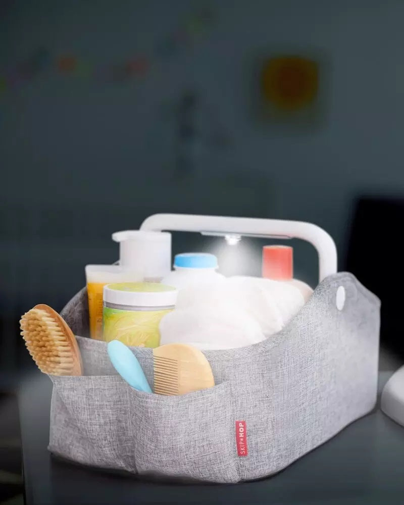 Skip Hop - Light Up Diaper Caddy - Grey Skip Hop - Light Up Diaper Caddy - Grey