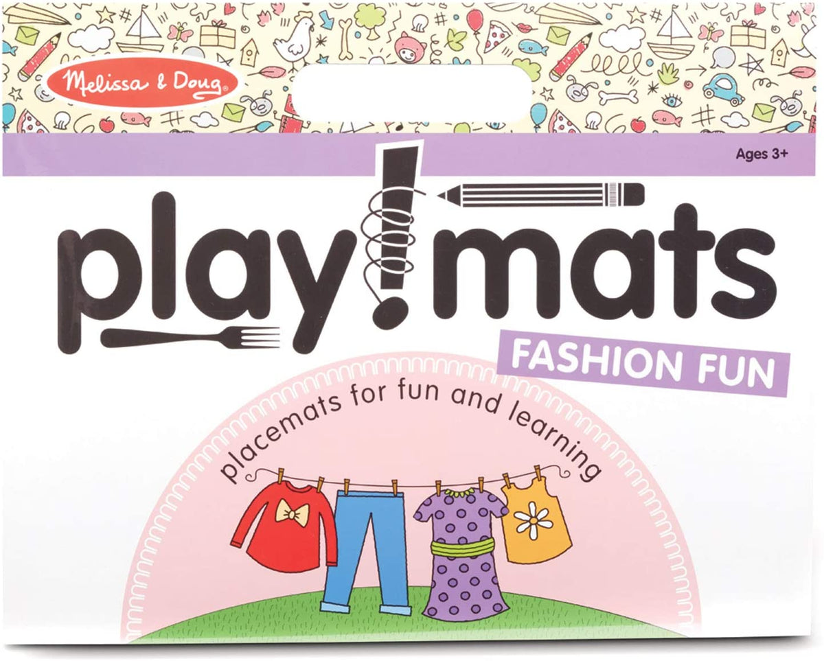 Melissa & Doug PLAYMATS - FASHION FUN Melissa & Doug PLAYMATS - FASHION FUN
