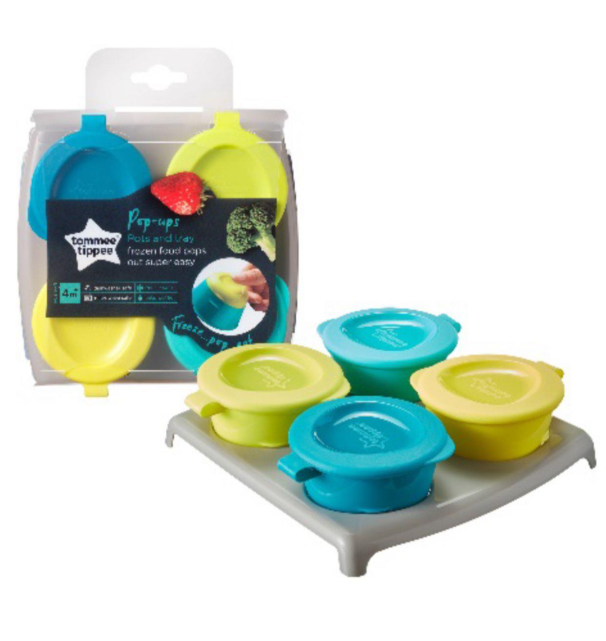 Tommee Tippee Pop Up Freezer Pots & Tray Tommee Tippee Pop Up Freezer Pots & Tray