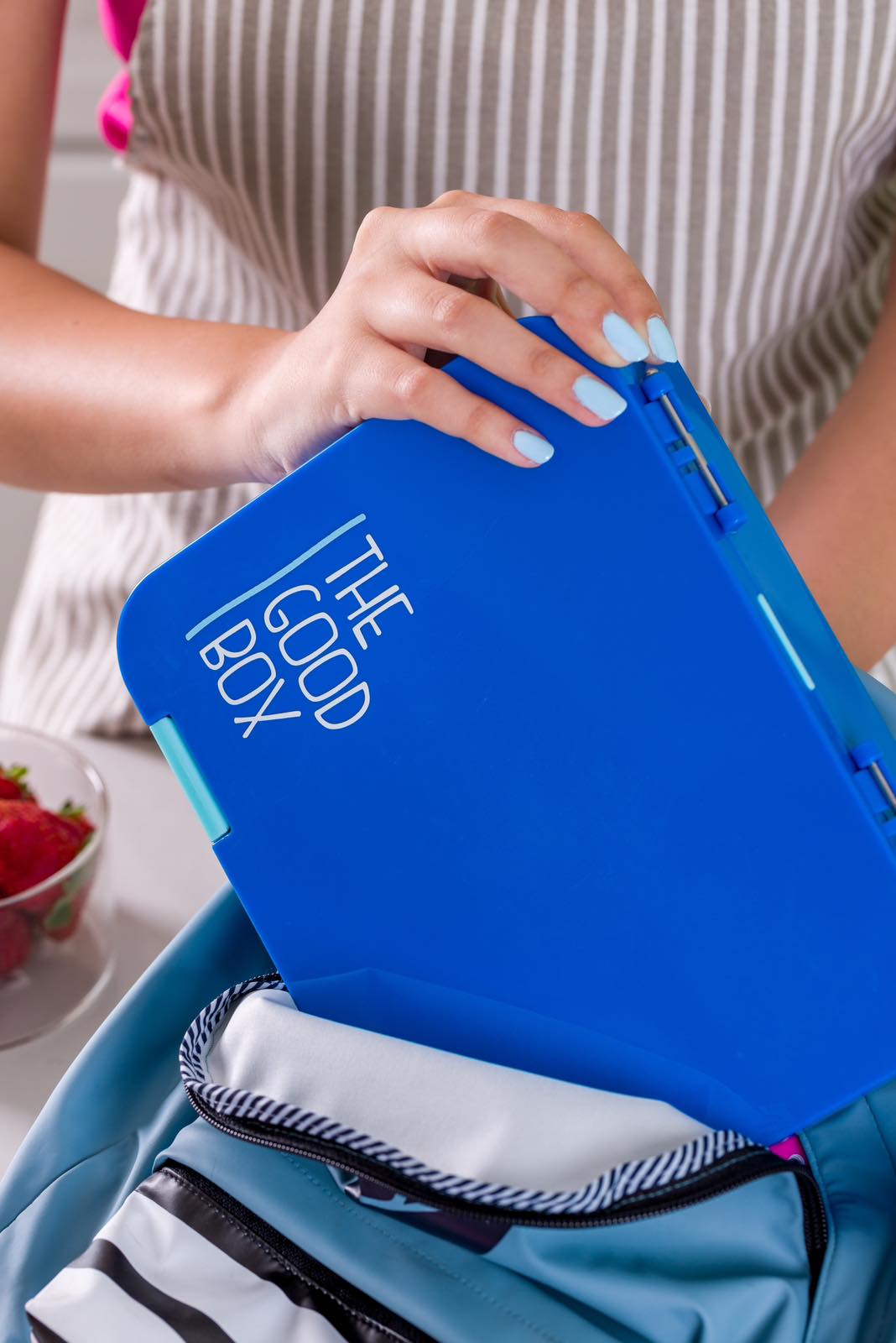 The Good Box | Bento Lunchbox | Blue - BambiniJO | Buy Online | Jordan
