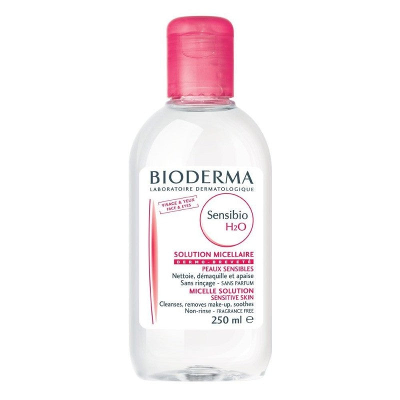 Bioderma - SENSIBIO H2O 250ml Solu | Makeup remover and face cleansing for sensitive skin - BambiniJO | Buy Online | Jordan