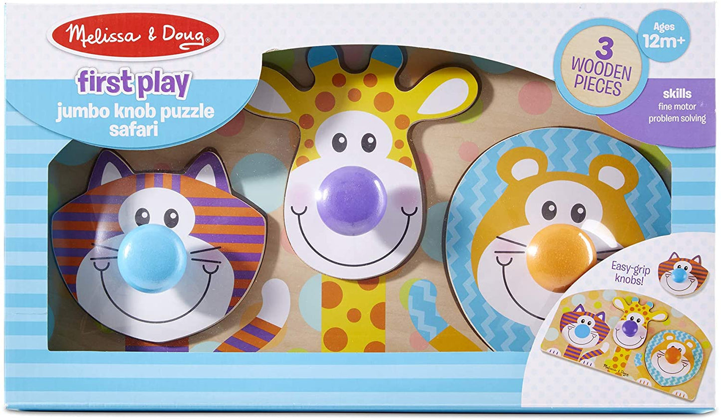 Melissa & Doug First Play - SAFARI JUMBO KNOB - BambiniJO | Buy Online | Jordan
