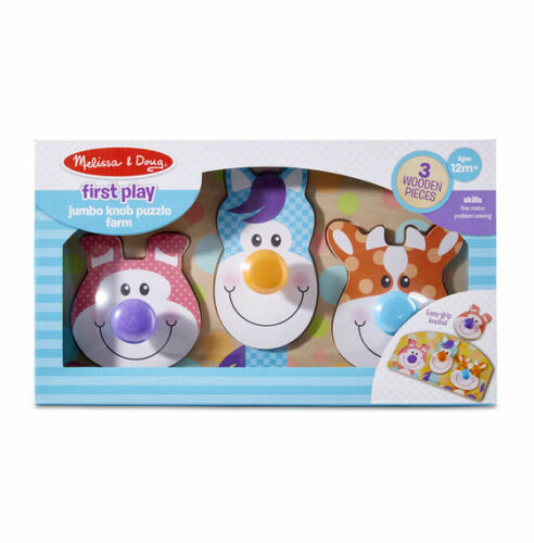 Melissa & Doug First Play - FARM JUMBO KNOB - BambiniJO | Buy Online | Jordan