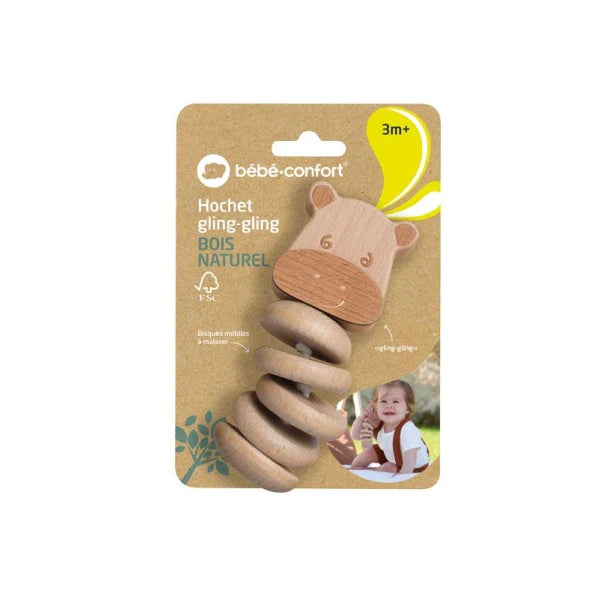 Bebe Confort - Hippo Baby Rattle Bebe Confort - Hippo Baby Rattle