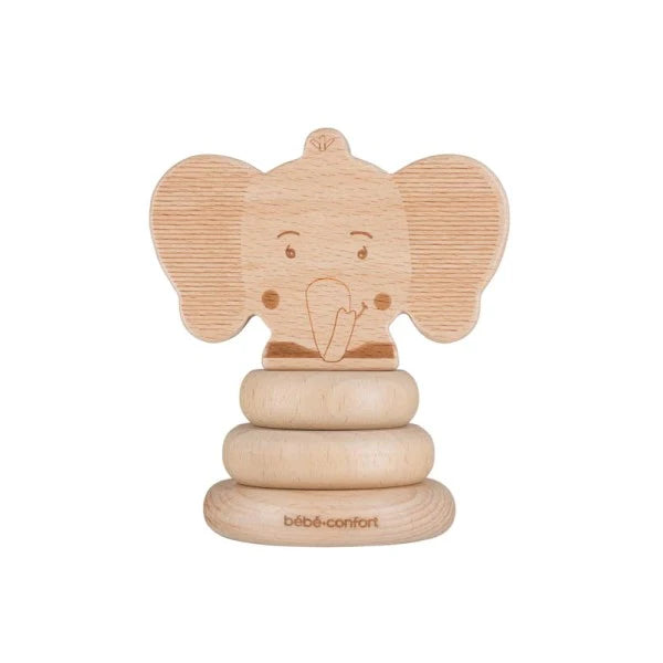 Bebe Confort - Wooden Elidou Elephant Stacking Toy Bebe Confort - Wooden Elidou Elephant Stacking Toy