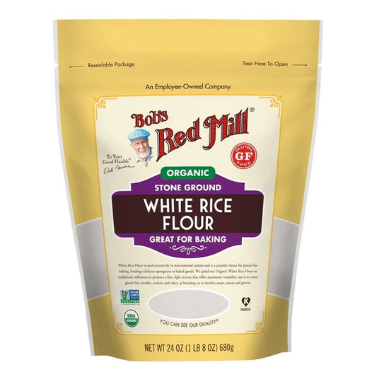 Organic White Rice Flour | Gluten Free | 680g