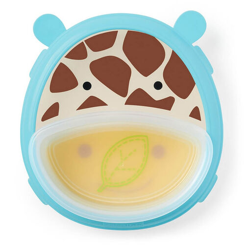 Skip Hop Zoo smart serve plate & bowl Ggiraffe - BambiniJO