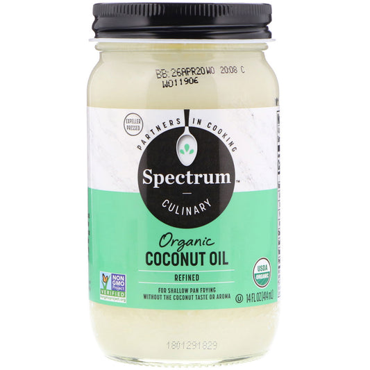ORGANIC REFINED COCONUT OIL (414ML) for cooking, hair & skin care - BambiniJO | Buy Online | Jordan