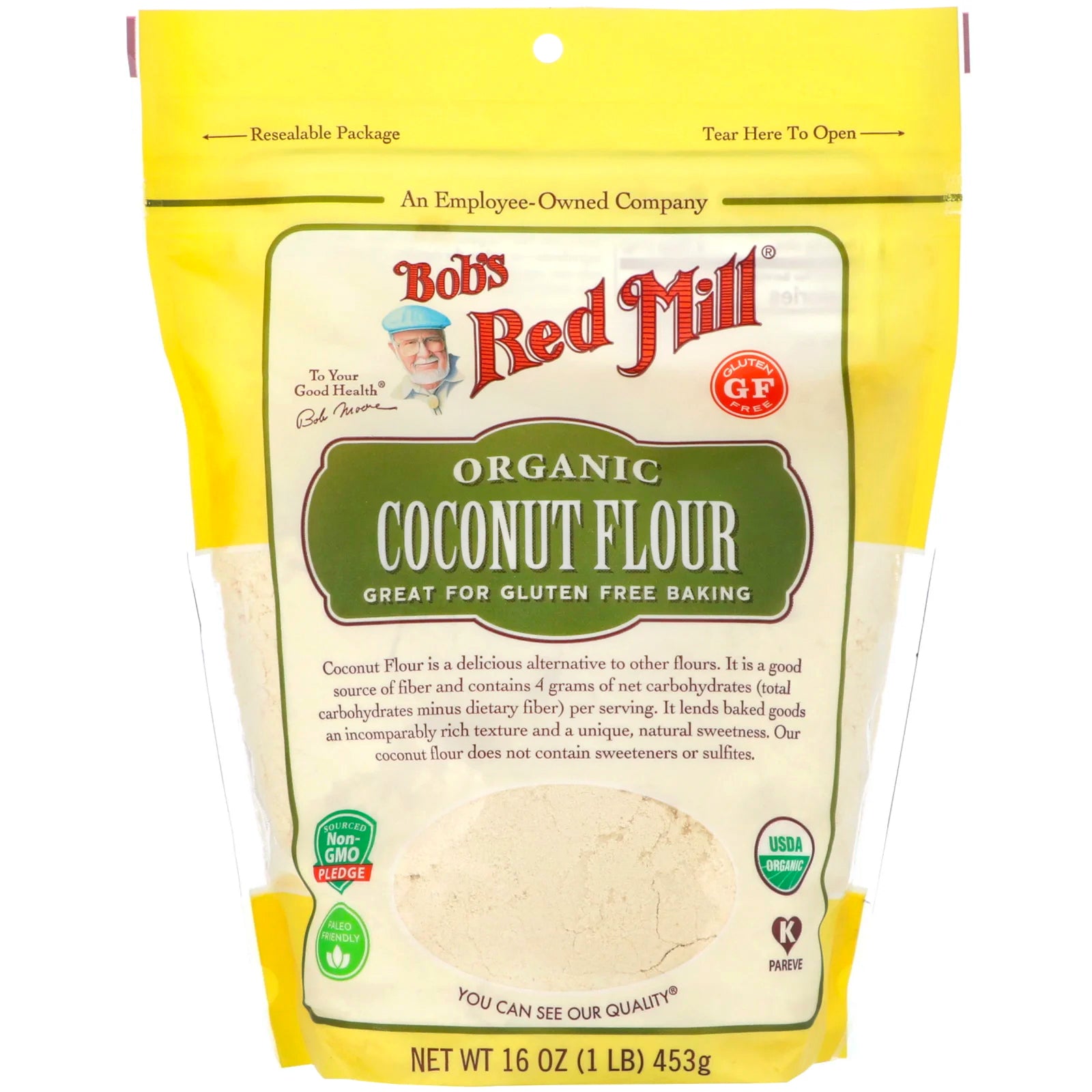 ORGANIC COCONUT FLOUR (453G) ORGANIC COCONUT FLOUR (453G)