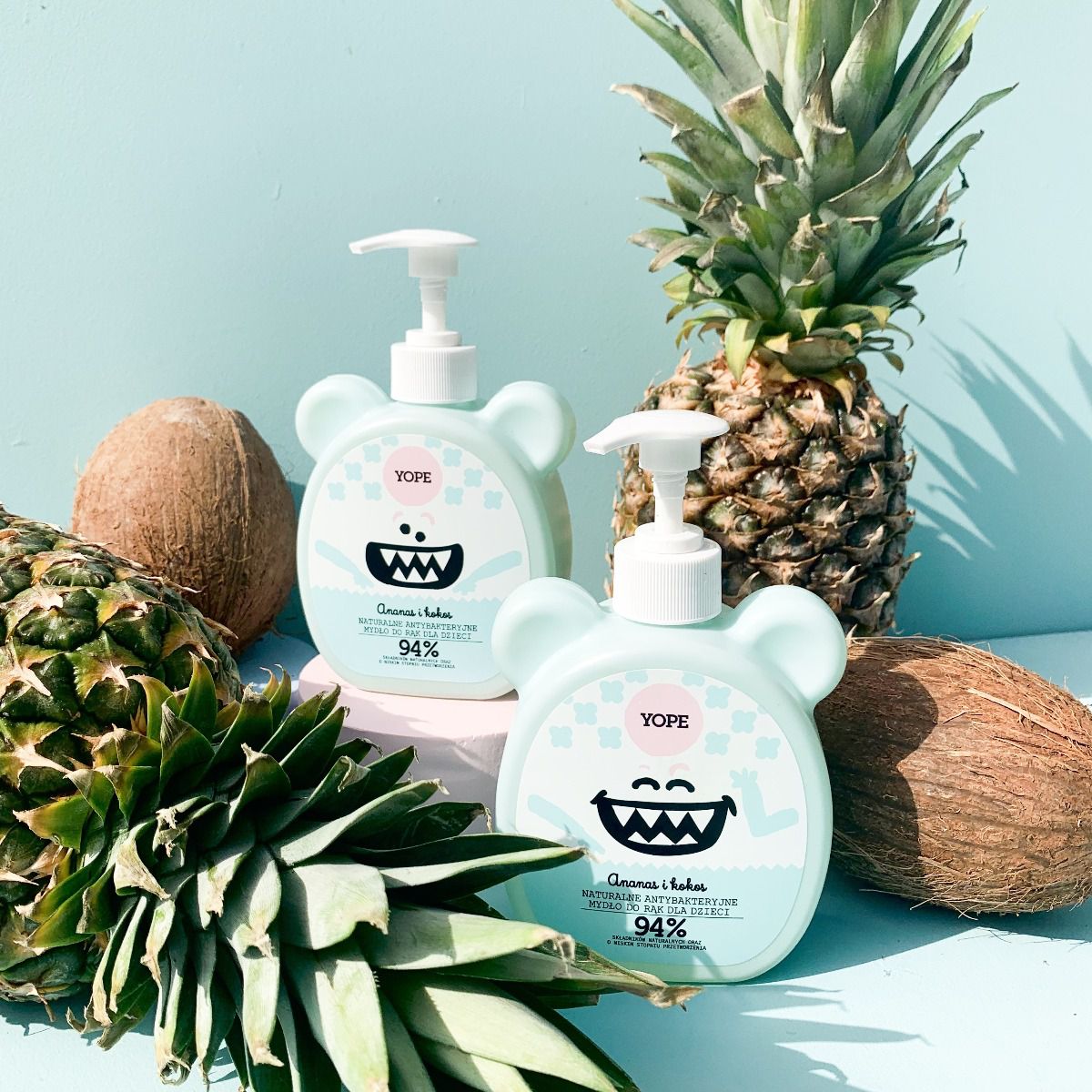 YOPE KIDS Natural anti bacterial Hand Soap Pineapple and Coconut 400ml YOPE KIDS Natural anti bacterial Hand Soap Pineapple and Coconut 400ml